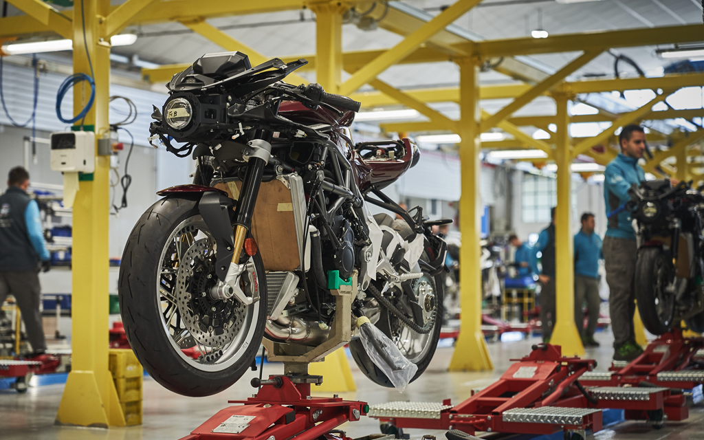 Mv Agusta closes a successful year and gears up production in Schiranna
