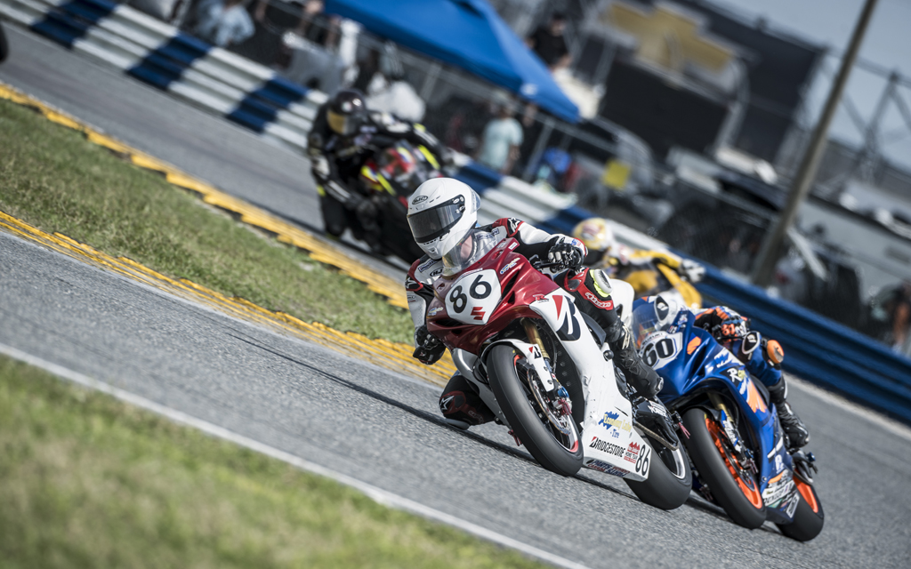 Karel Hanika, Marvin Fritz and Ben Young Finish Top 10 at the 2024 Daytona 200 on Bridgestone Motorcycle Tires