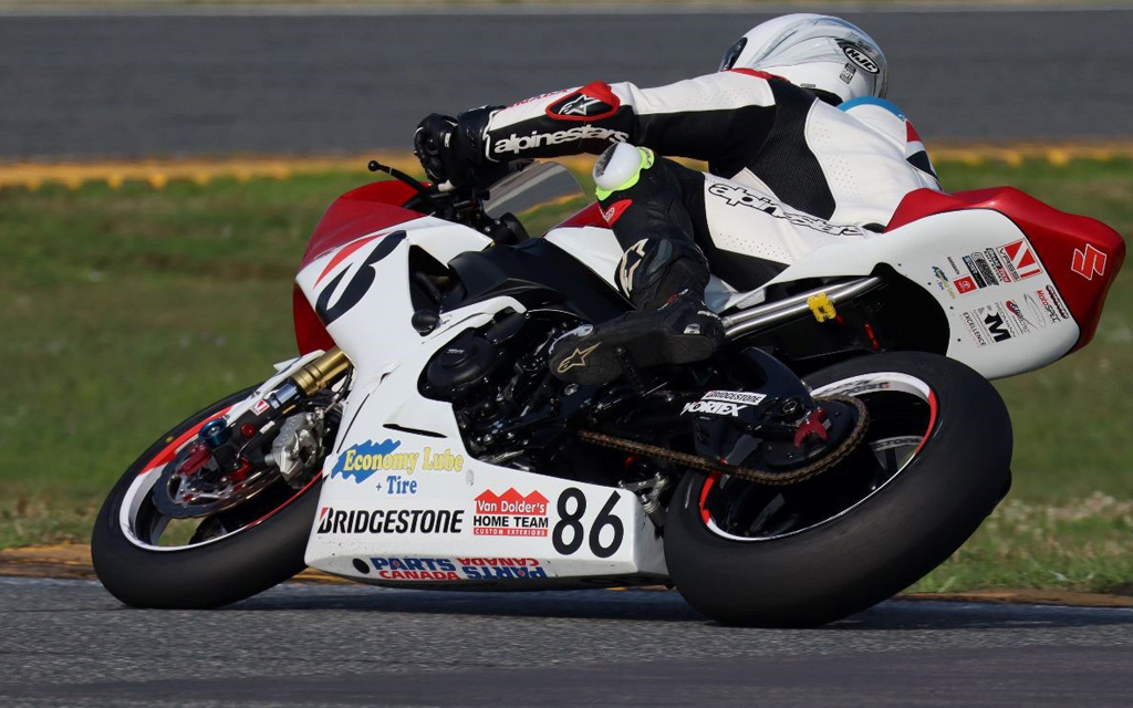 Young charges to ninth as five Canadians finish at Daytona 200